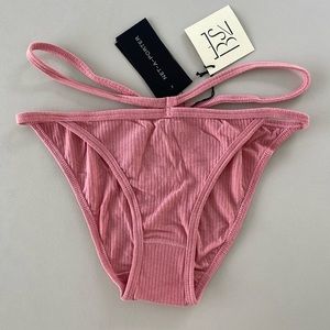 Baserange Nida Pants in Ruby, Size Medium